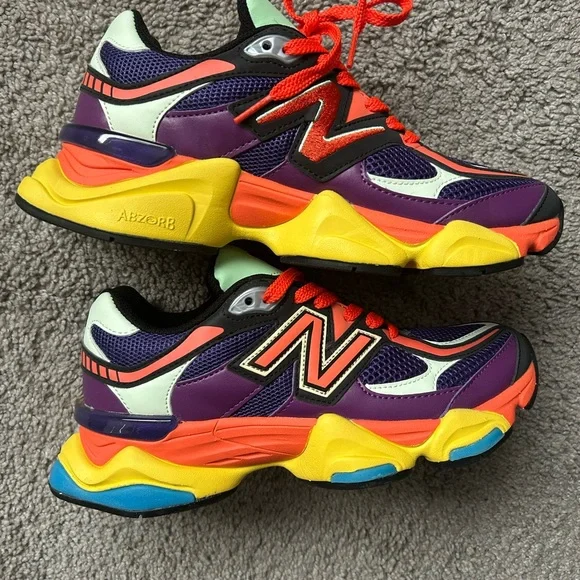 New Balance 9060 Multi Colored Running Sneakers - Picture 4 of 4